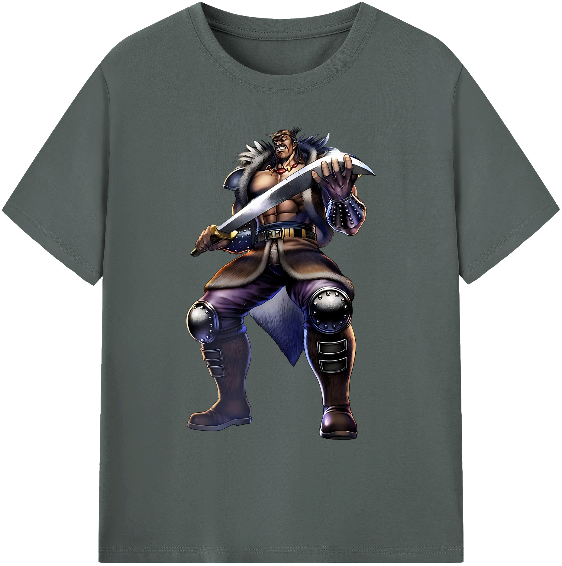 （画像用） 北斗の拳 Fist of the North Star 綿100％ メンズ半袖Tシャツ｜肌触りやわらか＆通気性